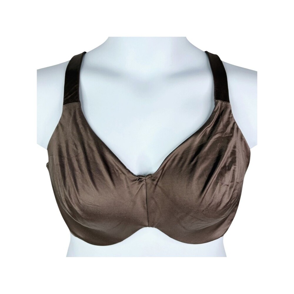 Soma Sensuous Sides 1 Inch Minimizer Bra sz 40DD * Side Slimming Soft Brown